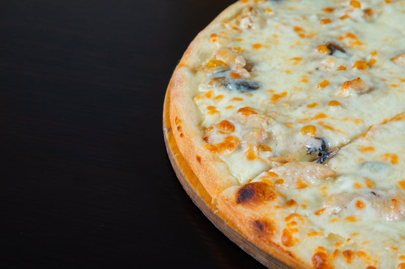 Four Cheese pizza with blend of premium cheeses
